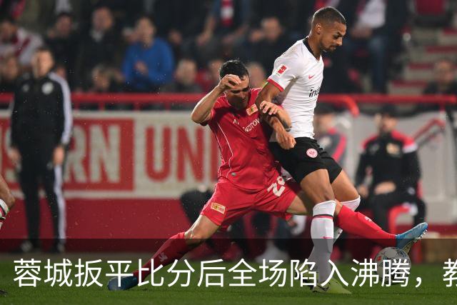 蓉城扳平比分后全场陷入沸腾，教练组冲入场内庆祝